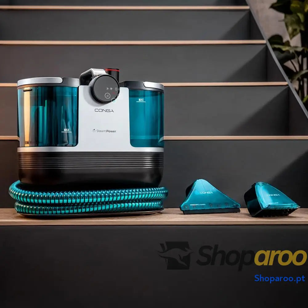 Cecotec Limpiador Aspirador de Tapicerias y Alfombras Conga 7000 Carpet&Spot Clean Steam XXL 1700W Limpieza 3en1