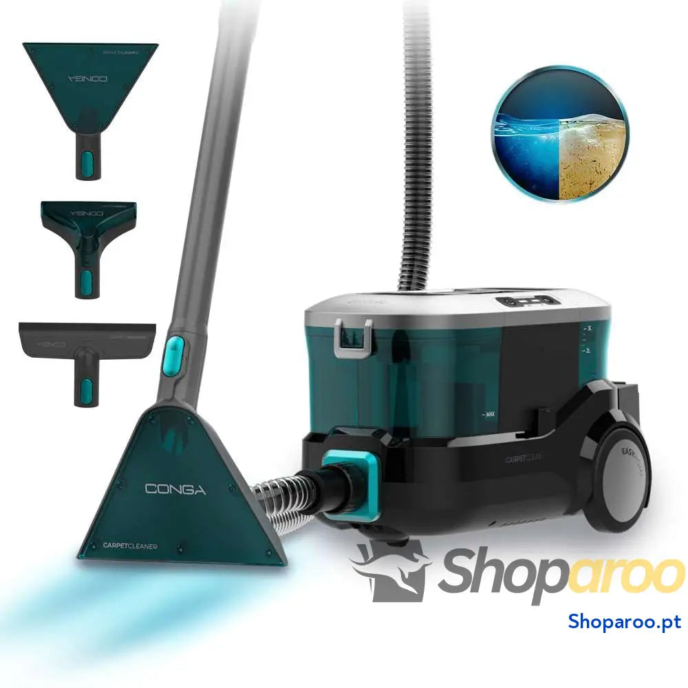 Cecotec Limpiador Aspirador de Tapicerias y Alfombras Conga 7000 Carpet&Spot Clean Steam XXL 1700W Limpieza 3en1