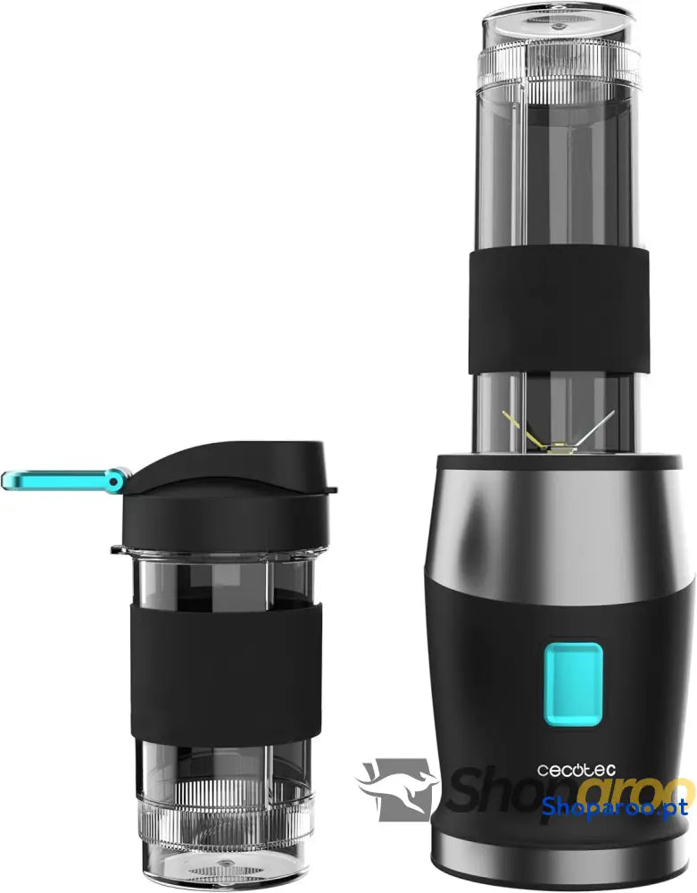 Liquidificadora de copo portátil individual Smoothies Power Titanium 900 ProGo. W inclui 2 copos portáteis 570 ml 4