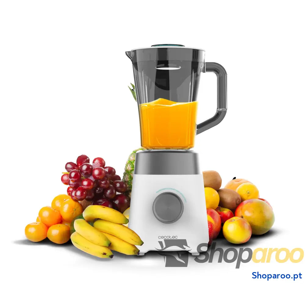 Cecotec Liquidificadora Power Black Titanium 1300 Max B. W 2 velocidades lâmina de 4 folhas titânio preto e jarro 1,5 l