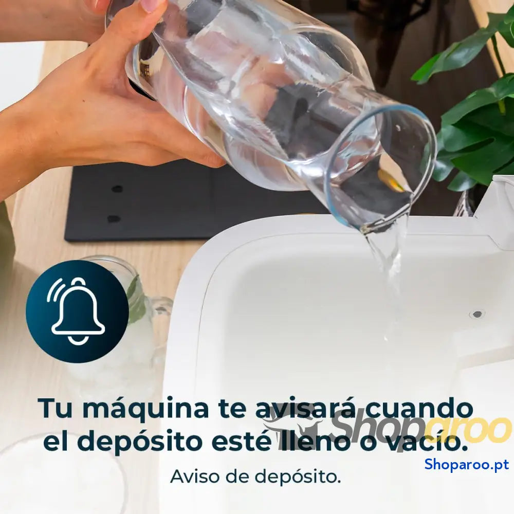 Cecotec Máquina de fazer gelo com janela Ice Maker Chillin’ 1200 Go 120 W capacidade produção diária 12 kg em 6 8