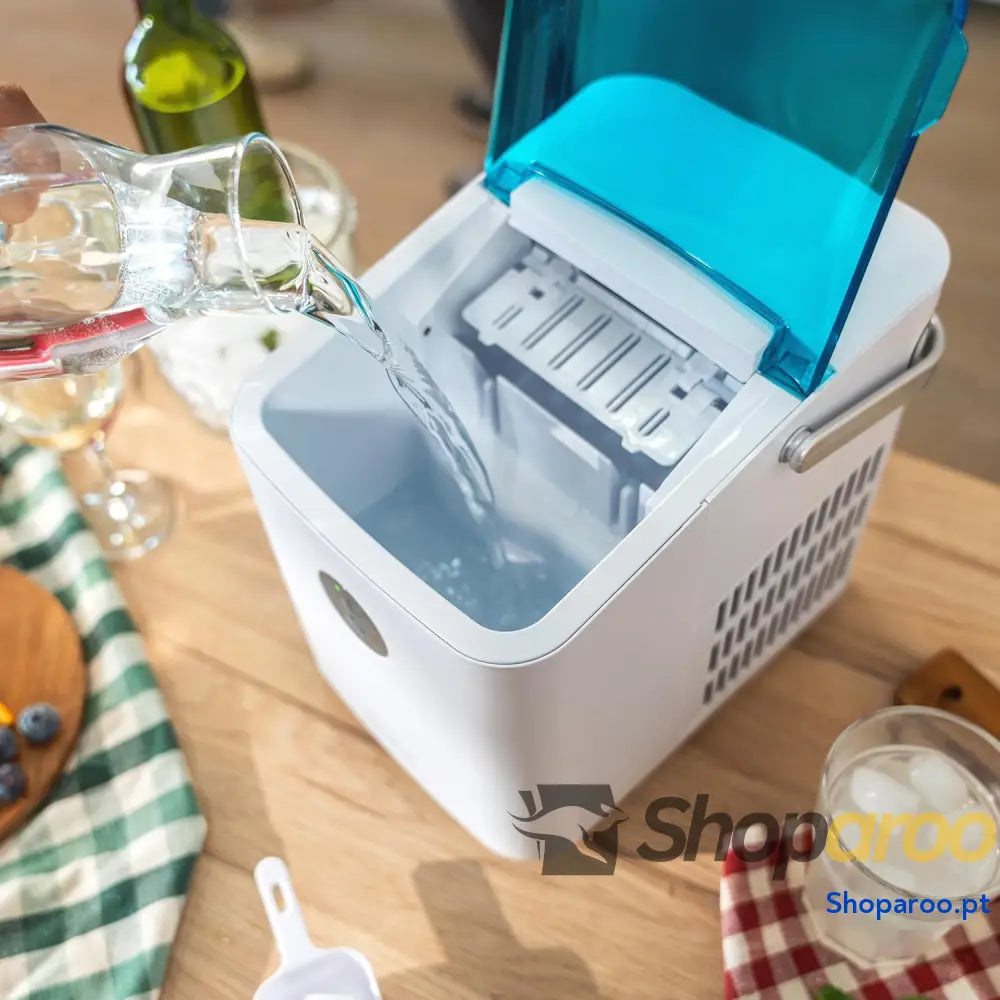 Cecotec Máquina de fazer gelo com janela Ice Maker Chillin’ 1200 Go 120 W capacidade produção diária 12 kg em 6 8