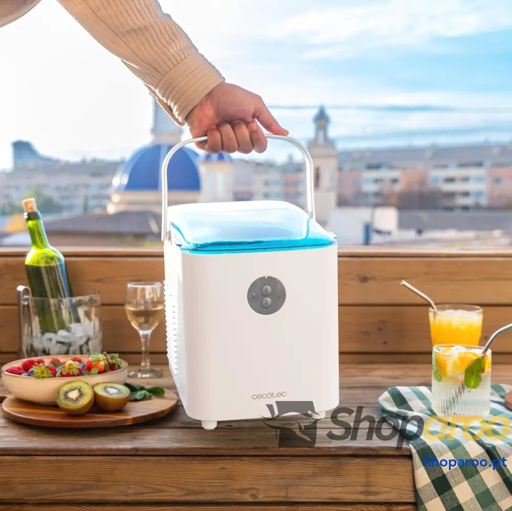 Cecotec Máquina de fazer gelo com janela Ice Maker Chillin’ 1200 Go 120 W capacidade produção diária 12 kg em 6 8
