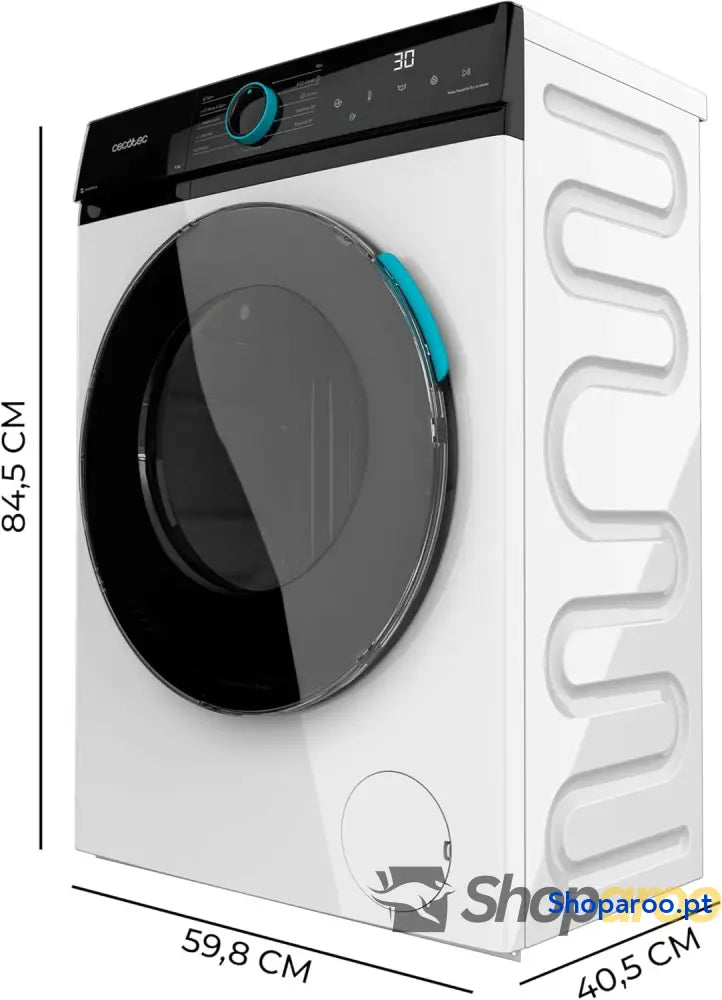 Cecotec Máquina de lavar 6 kg carga frontal Bolero DressCode 6160 Inverter. 1200 RPM 11 programas baixo consumo motor