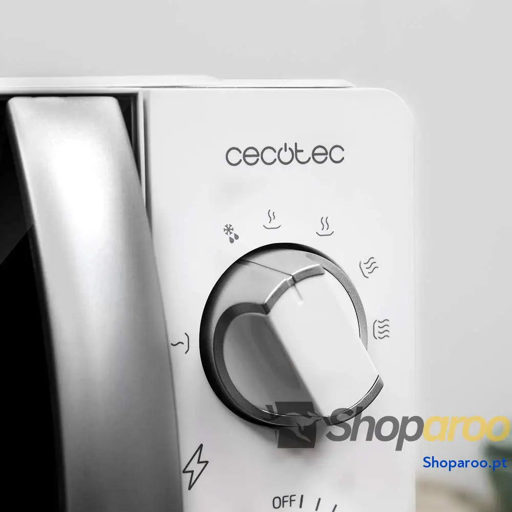 Cecotec Microondas ProClean 2010. 700 W de potência capacidade 20 l tecnologia 3DWave modo descongelação 6 níveis