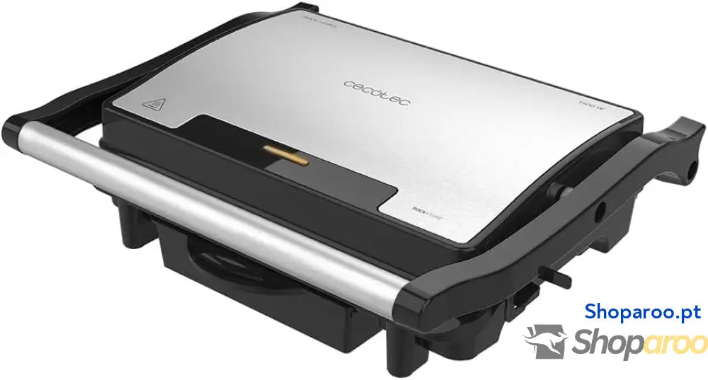Cecotec Rock’nGrill Grelha elétrica com revestimento antiaderente RockStone