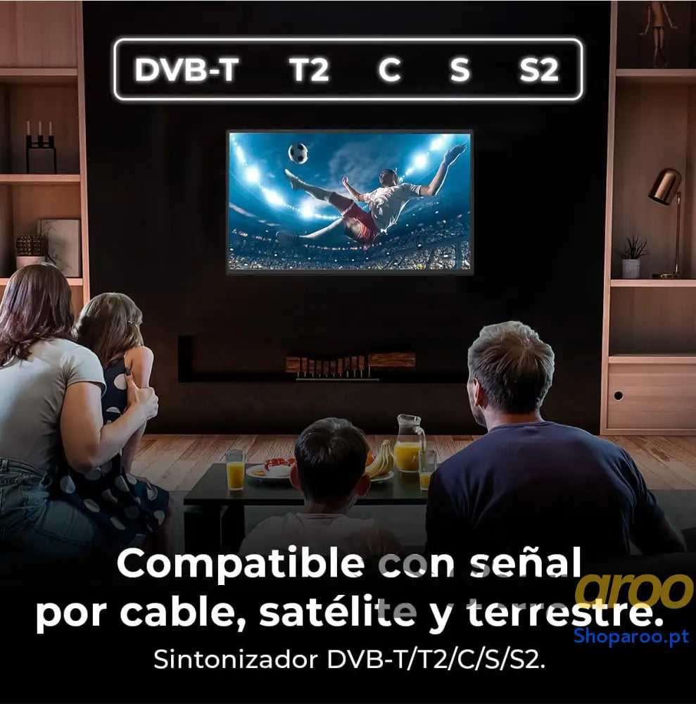 Cecotec TV televisão LED de 32’’ séries 032S. Ecrã 32 polegadas HD resolução ideal imagens e vídeos sistema Dolby