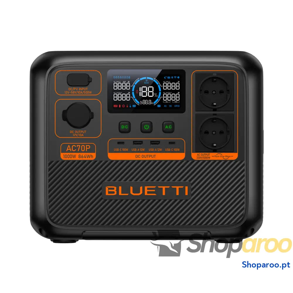Central eléctrica portátil Bluetti P-AC70P-EU-GY-BL-010