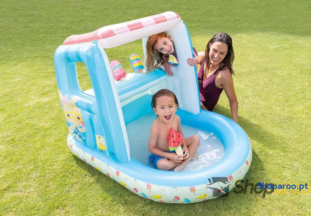 Centro de jogos INTEX gelataria insuflável com 3 gelados