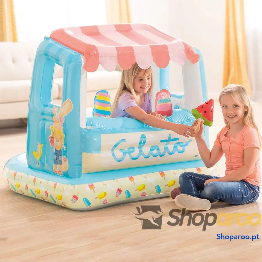 Centro de jogos INTEX gelataria insuflável com 3 gelados