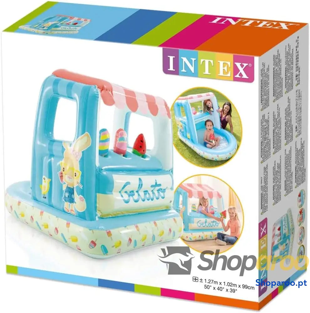 Centro de jogos INTEX gelataria insuflável com 3 gelados
