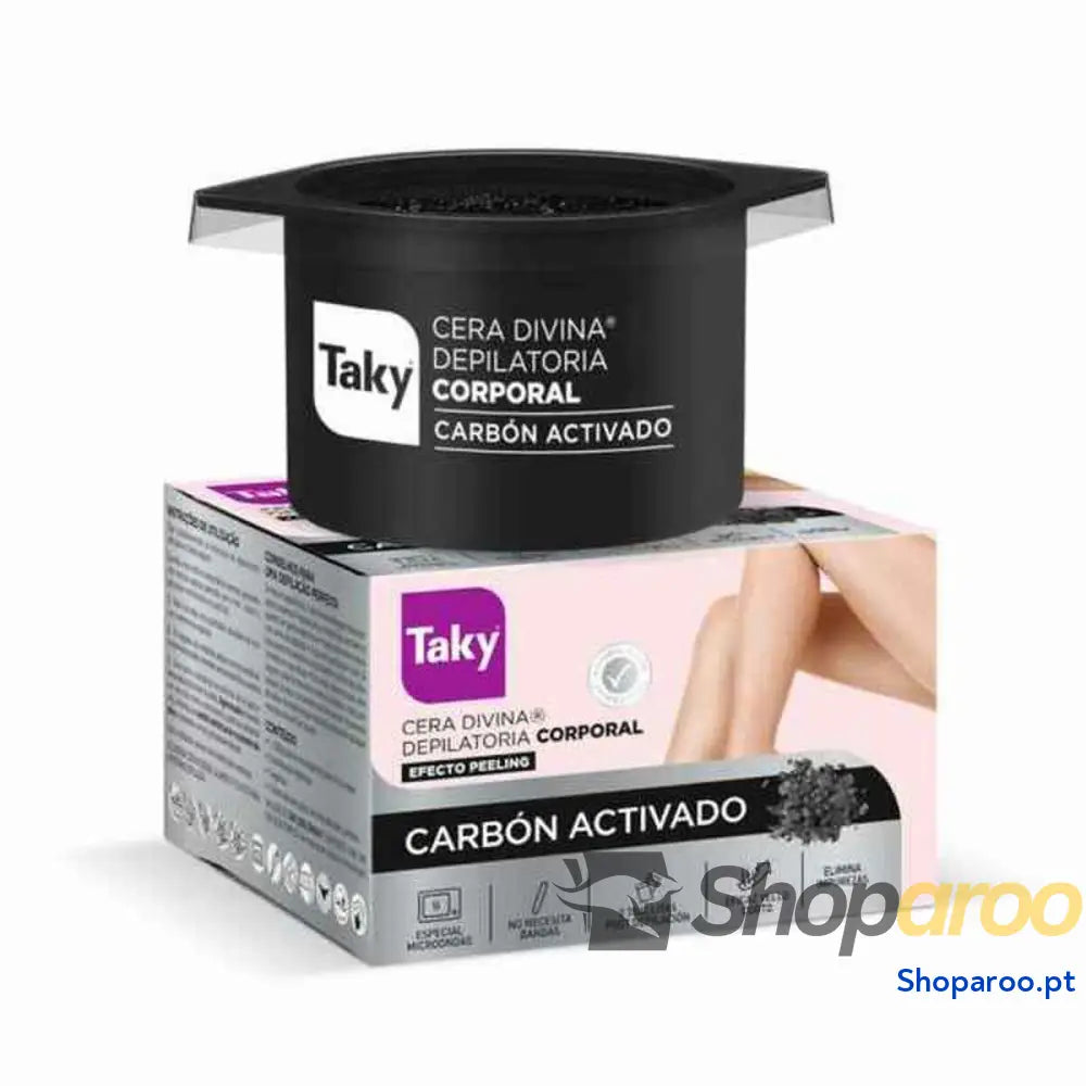 Cera Depilatória Corporal Carbon Activado Taky 1106-01799 300 ml