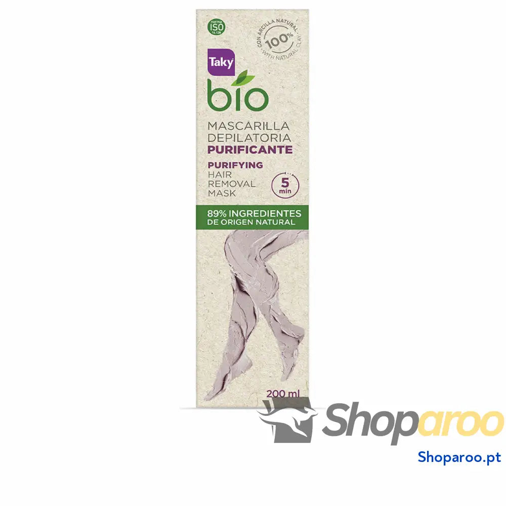 Cera Depilatória Corporal Taky Bio Natural 0% Purifying 200 ml