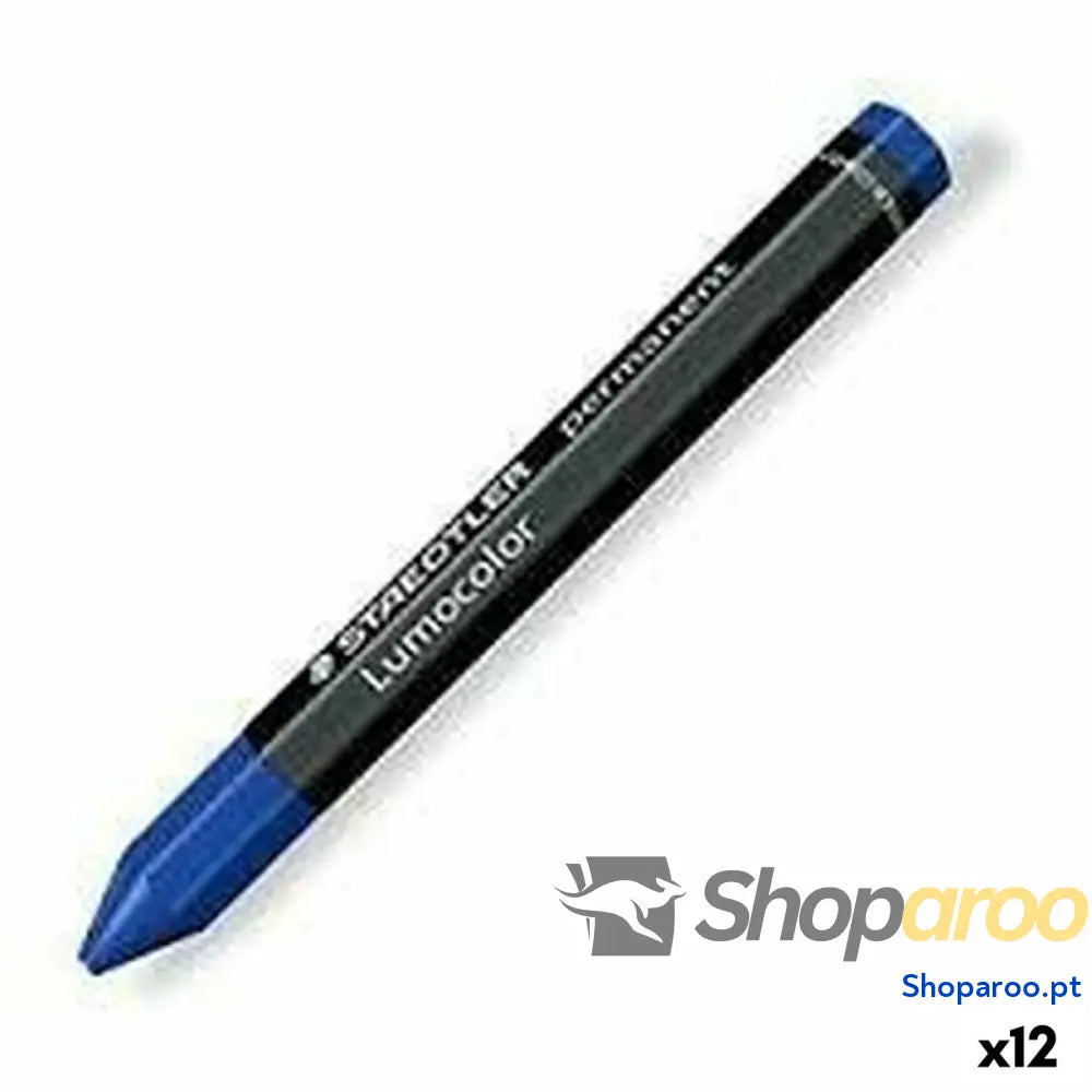 Cera Staedtler Lumocolor 236-3 Azul (12 Unidades)