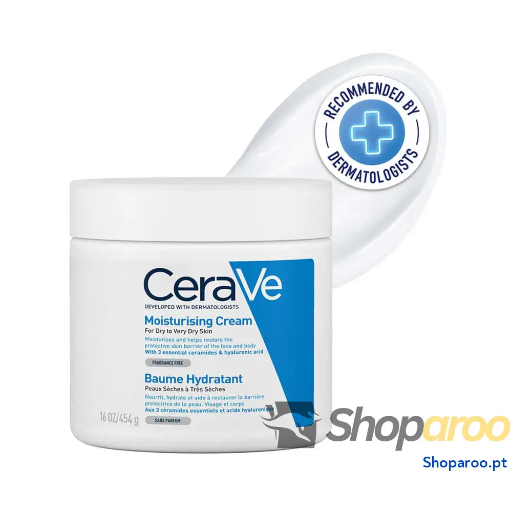CeraVe Creme Hidratante para Rosto e Corpo Ideal Peles Secas a Muito Hidrata Restaura Barreira da Pele Enriquecido