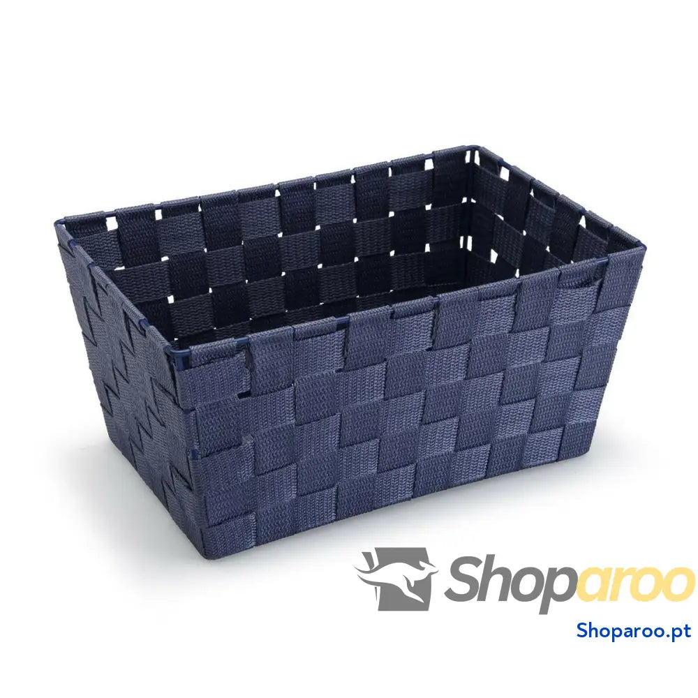 Cesta Multiusos Versa 20 x 15 30 cm Azul escuro Grande