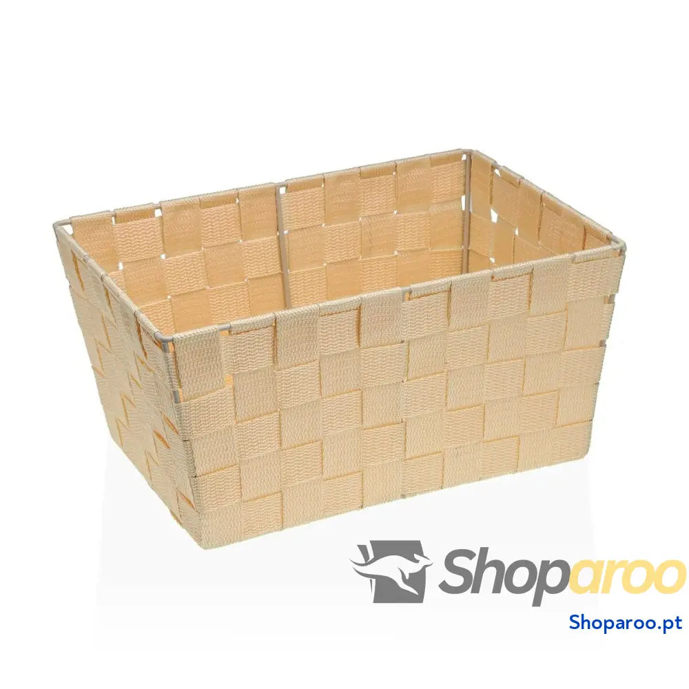 Cesta Multiusos Versa 20 x 15 30 cm Bege