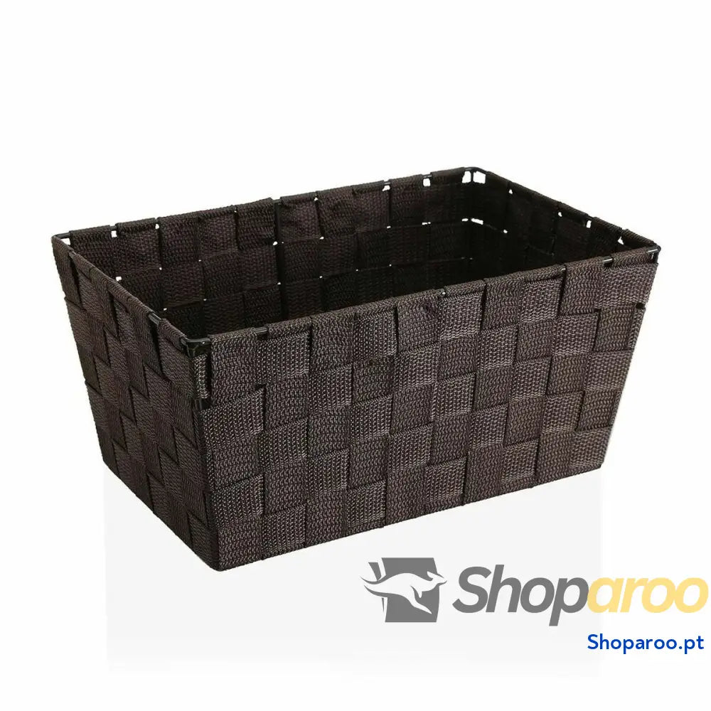 Cesta Multiusos Versa 20 x 15 30 cm Castanho