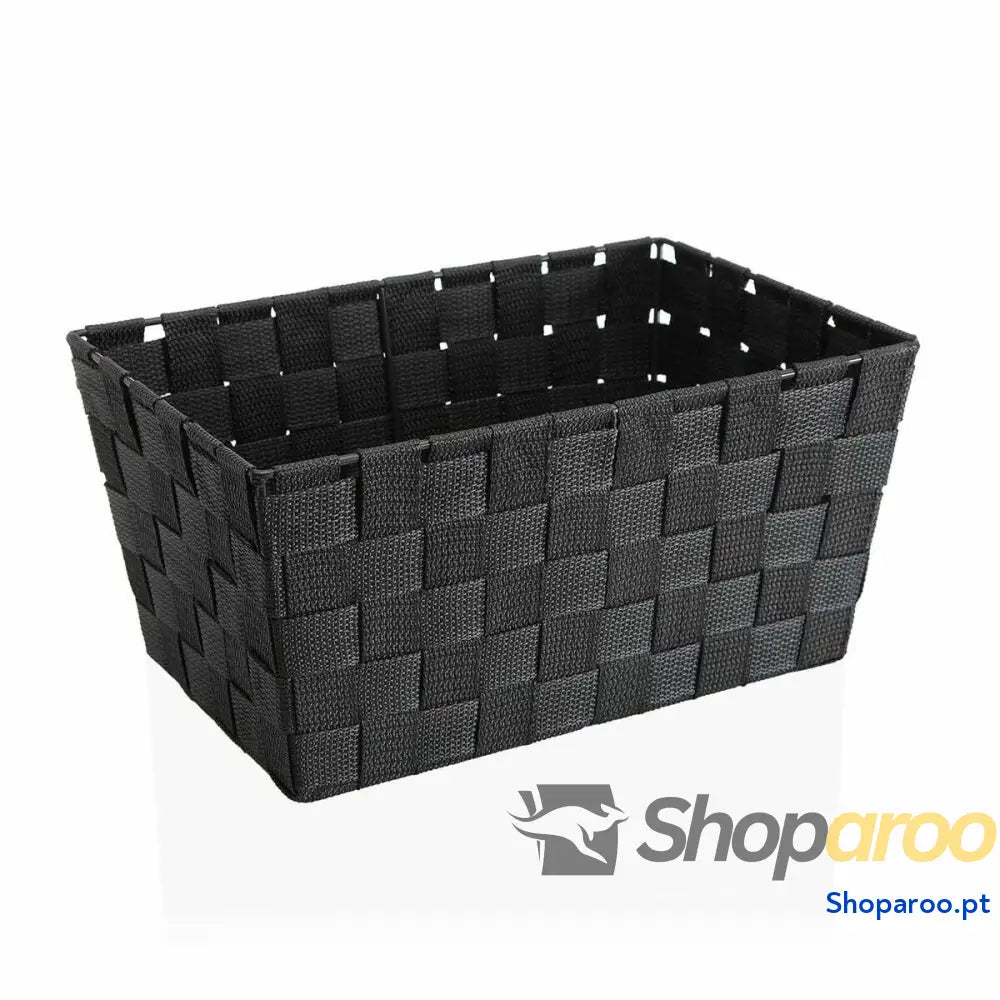 Cesta Multiusos Versa 20 x 15 30 cm Cinzento escuro