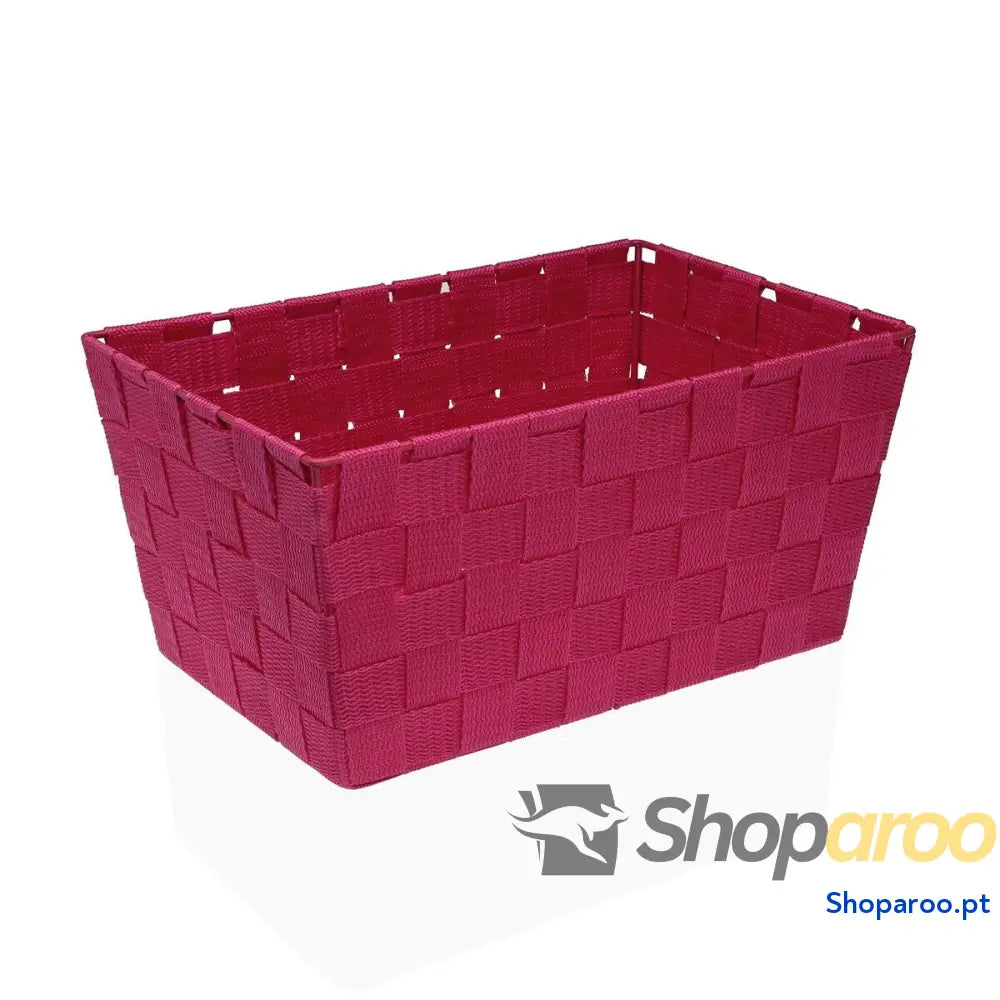 Cesta Multiusos Versa Lover 20 x 15 30 cm Fúcsia