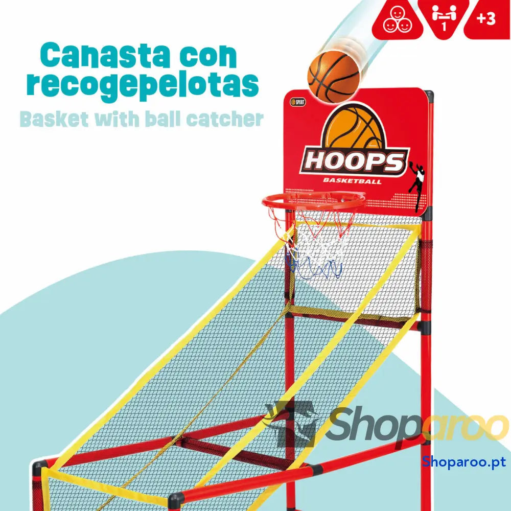 Cesto de Basquetebol Colorbaby 2 Unidades para Crianças 41x120x80 cm