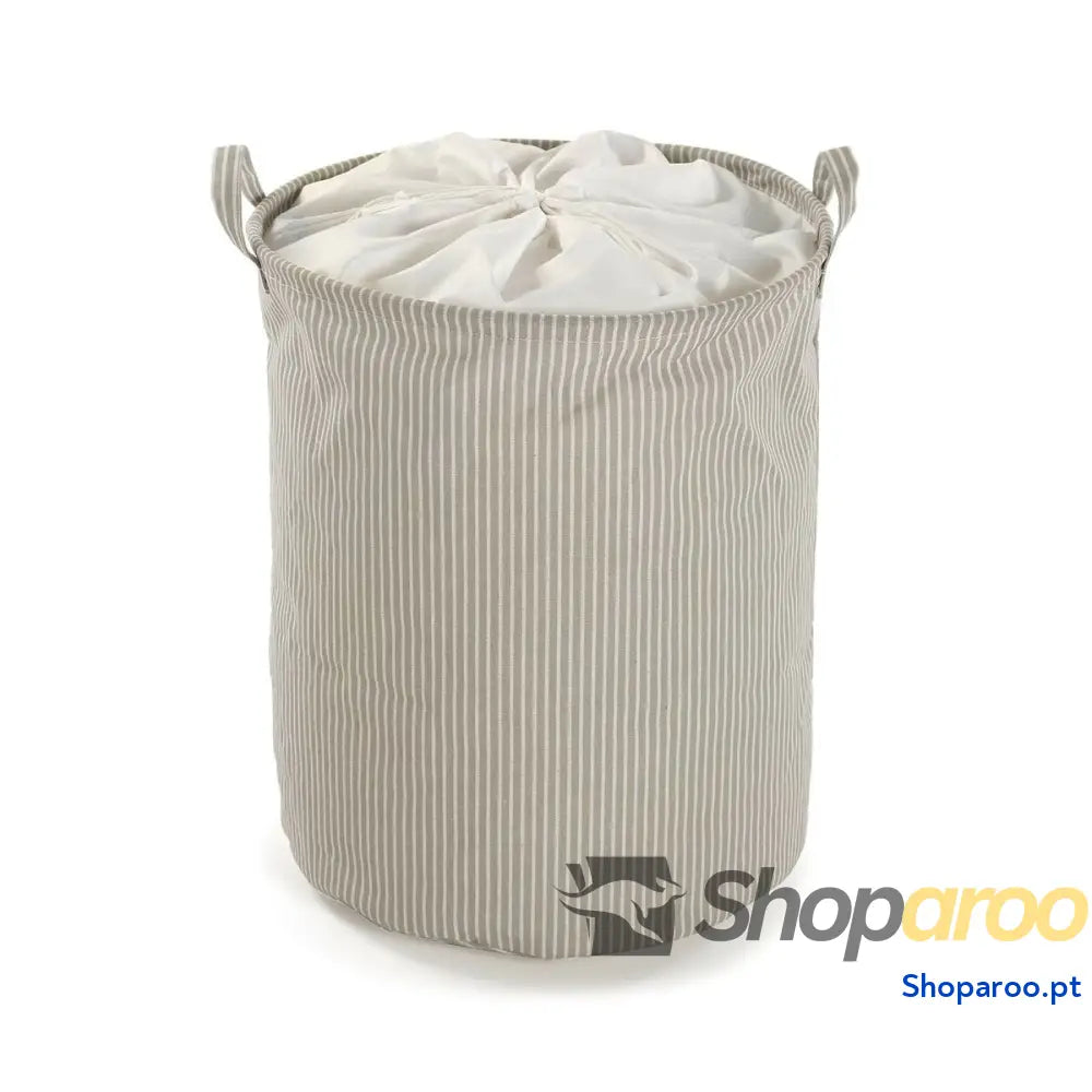 Cesto de Roupa Suja Versa Bege 38 x 48 x 38 cm