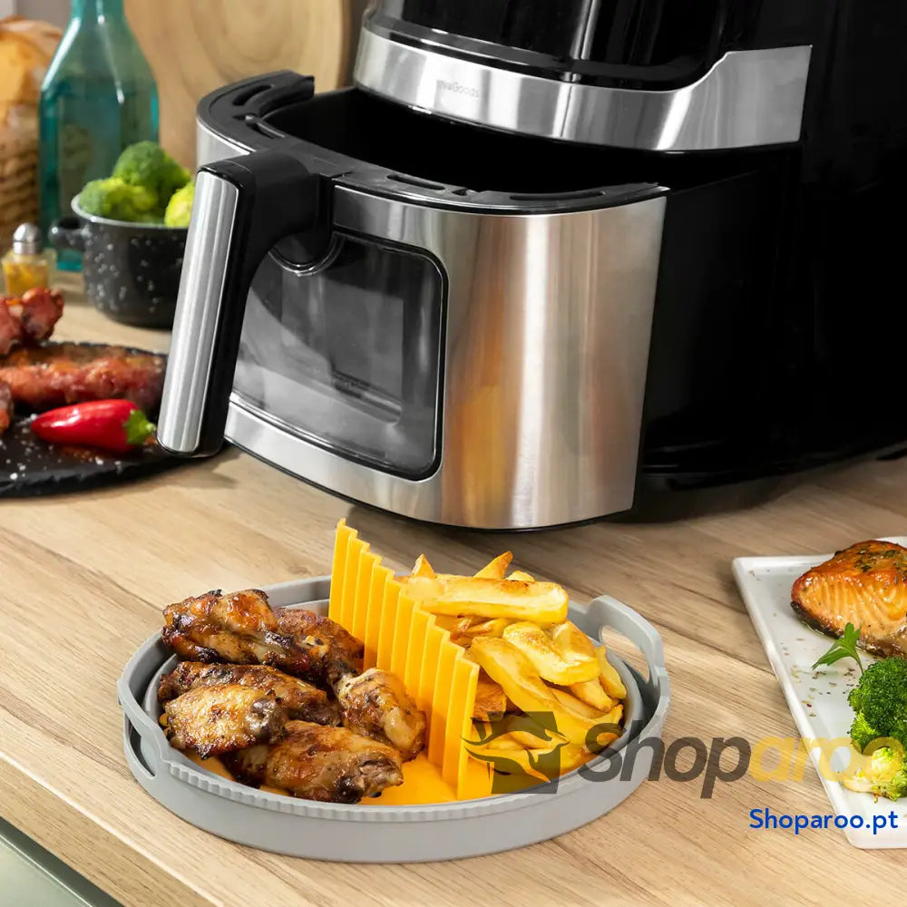 Cesto de Silicone Dobrável para Fritadeiras Ar Fliynner InnovaGoods