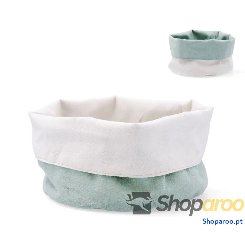 Cesto para Pão Vinthera Okapi Duas cores Têxtil 20 cm Material reciclado