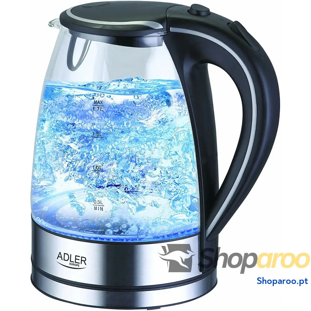 Chaleira Adler AD 1225 Preto Cinzento Plástico 2200 W 1,7 L