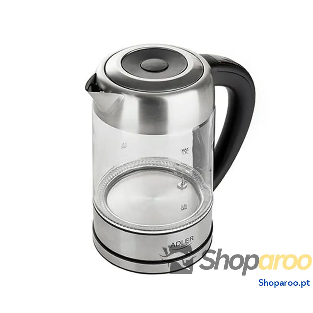 Chaleira Adler AD 1247 Cristal Cinzento Aço Vidro 2200 W 1,7 L