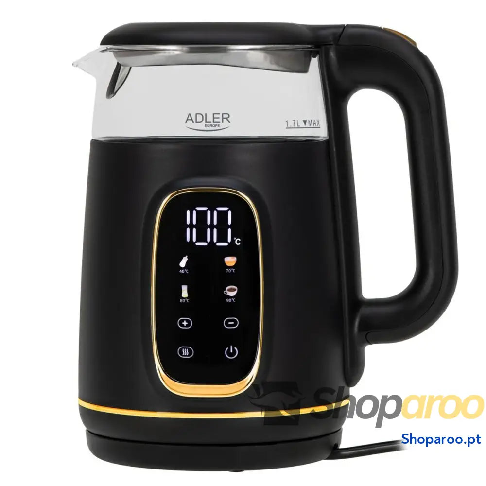 Chaleira Adler AD 1305bg Preto Ouro 2200 W 1,7 L