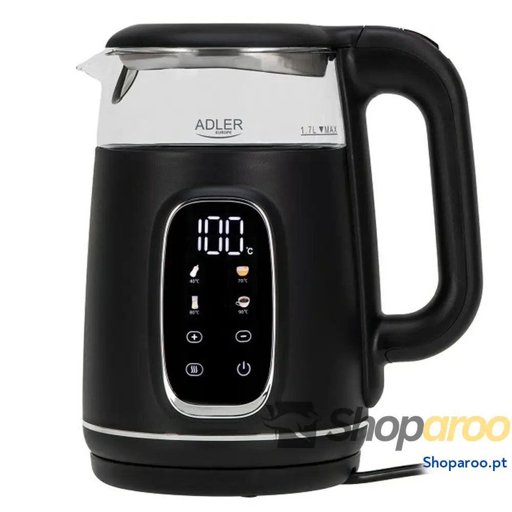 Chaleira Adler AD 1305bs Preto Prateado 2200 W 1,7 L