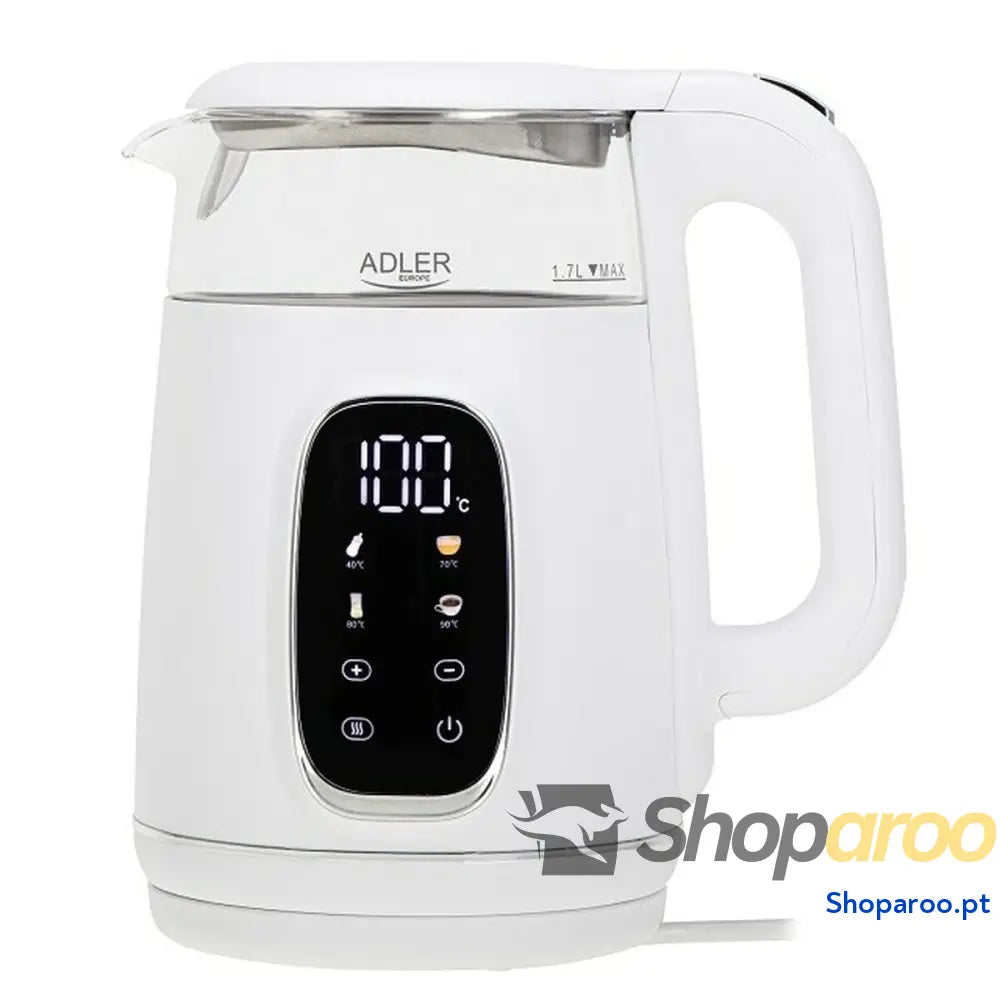 Chaleira Adler AD 1305ws Branco Prateado 2200 W 1,7 L