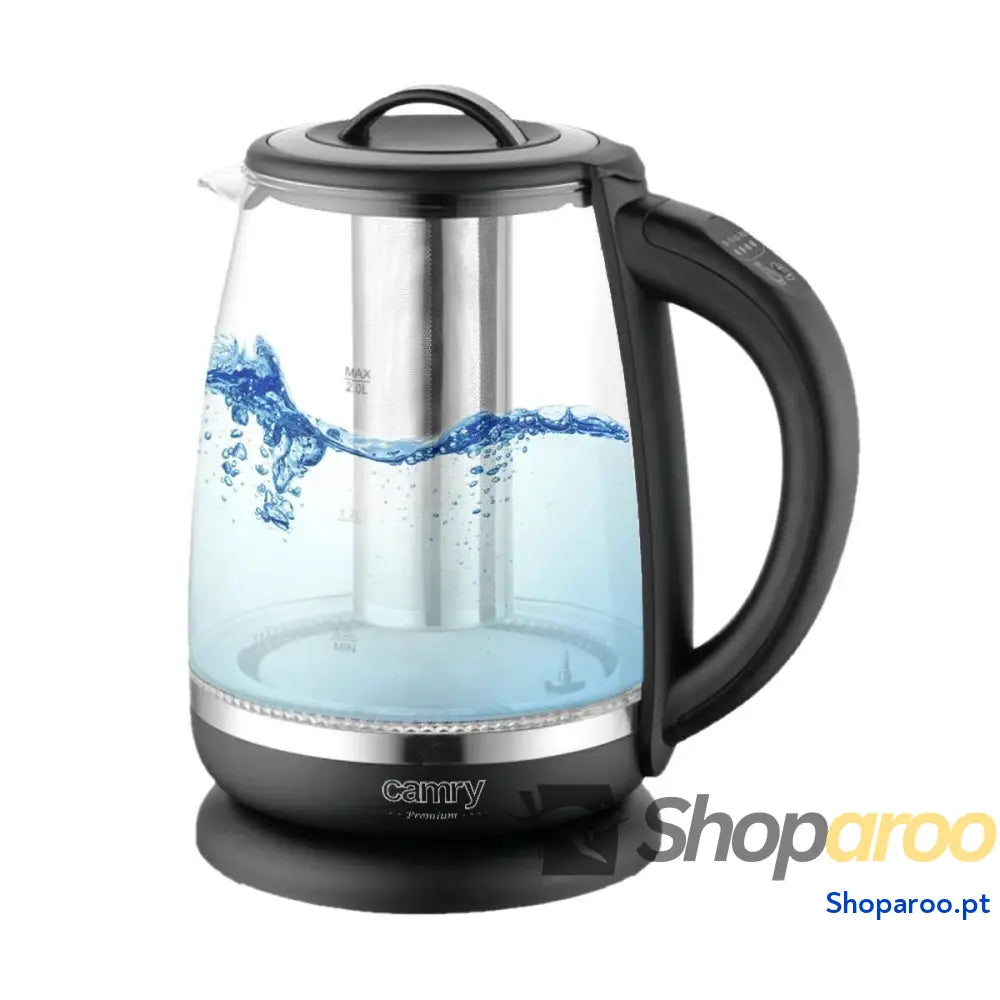Chaleira Adler CR 1290 Preto Vidro 2200 W 2 L