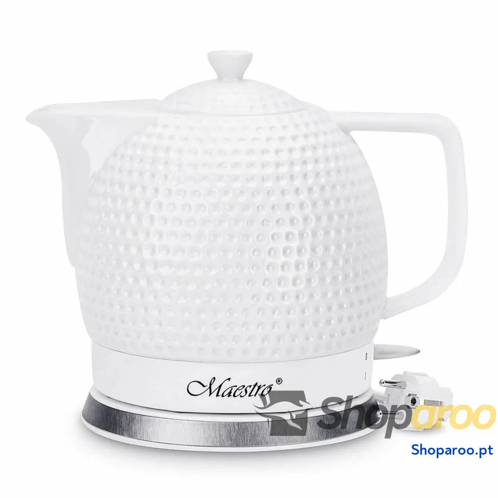Chaleira Feel Maestro MR 067 Branco Cerâmico 1200 W 1,2 L