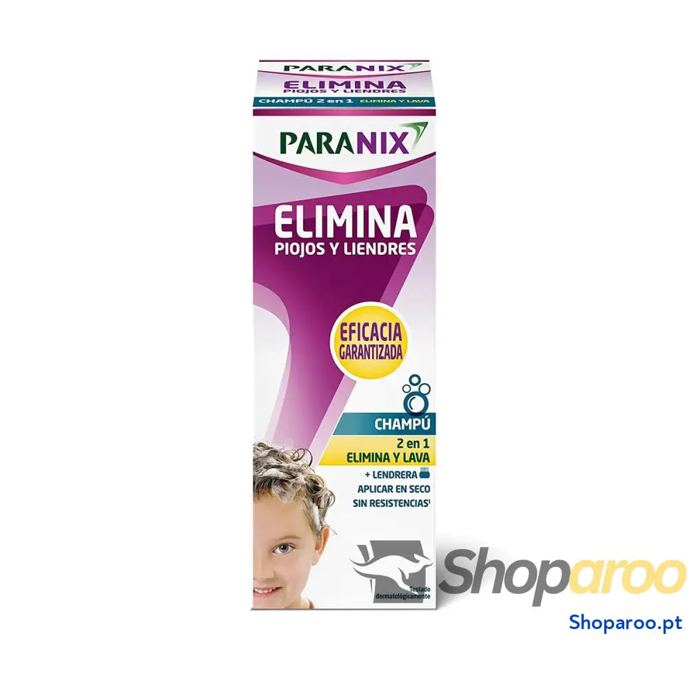 Champô Antipiolhos Paranix Elimina Piojos Y Liendres Champú Lote 2 em 1 200 ml 2 Peças