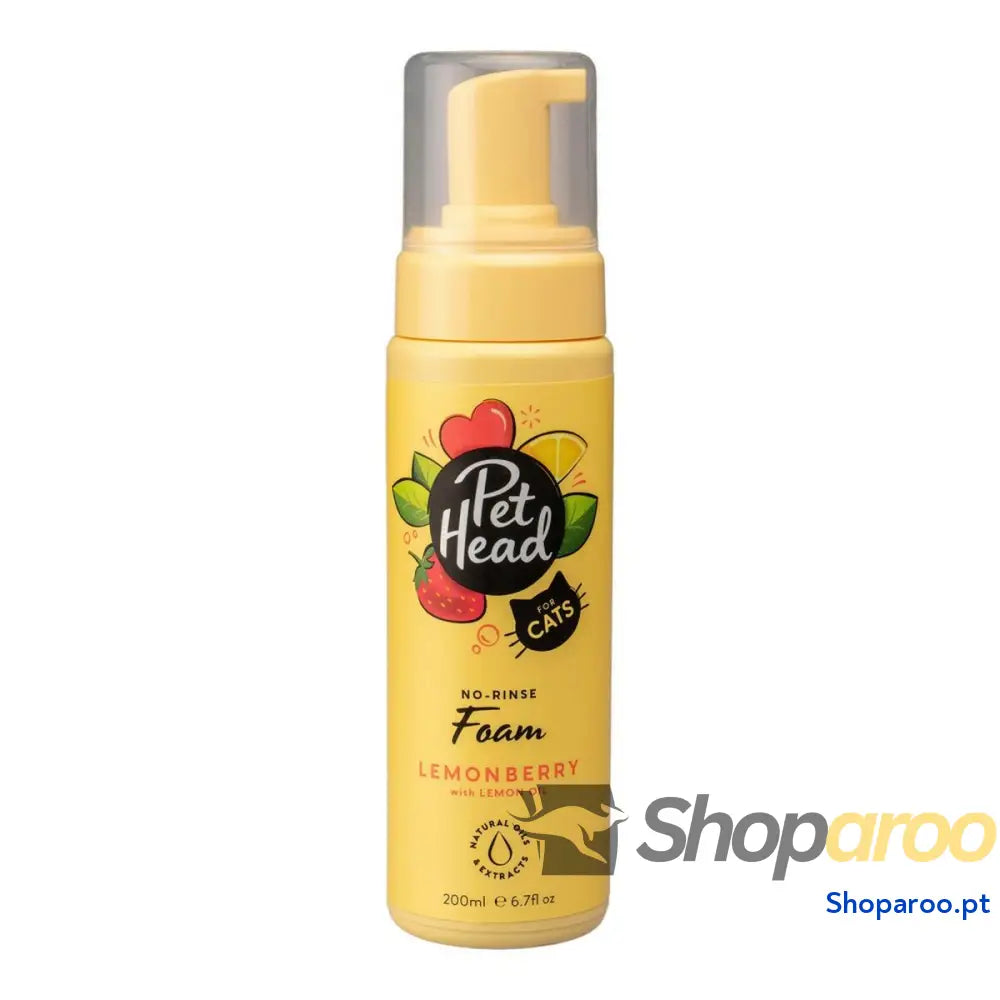 Champô em Seco Pet Head Felin' Good Espuma Gato (200 ml)