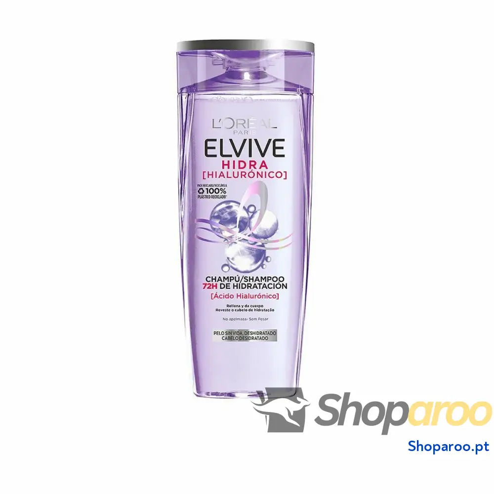 Champô Hidratante L'Oreal Make Up Elvive Hidra Ácido Hialurónico (370 ml)