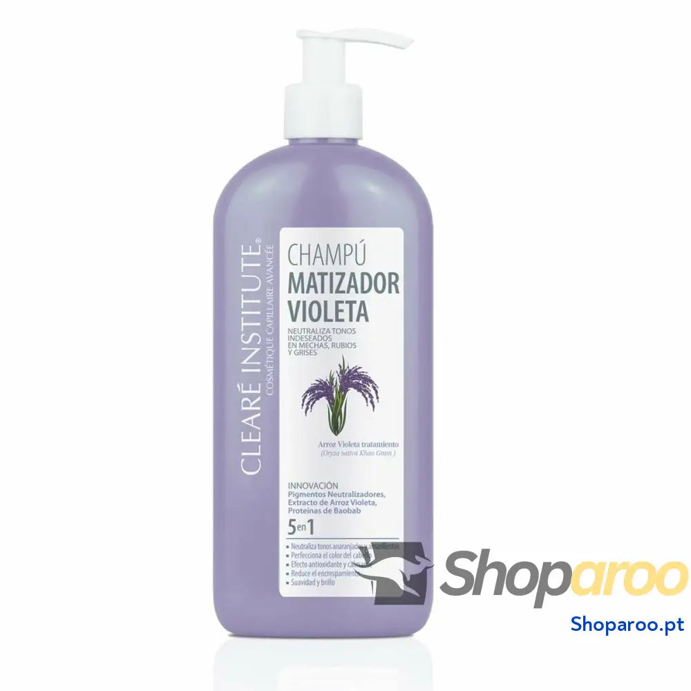 Champô Matizador para Cabelos Louros Clearé Institute 400 ml