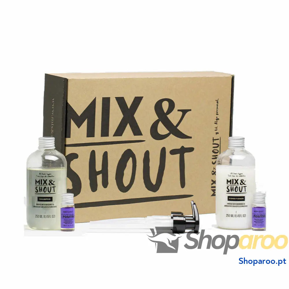 Champô Mix & Shout Rutina Equilibrante Lote 4 Peças Equilibrante