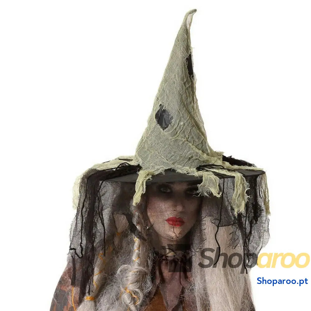Chapéu Bruxa Revestimento com tecido