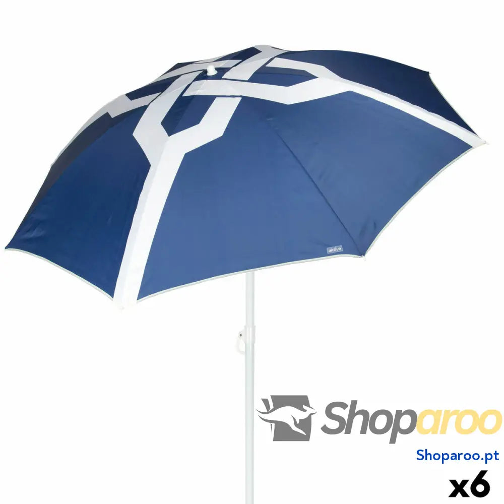 Chapéu de praia Aktive 200 x 205 x 200 cm (6 Unidades)