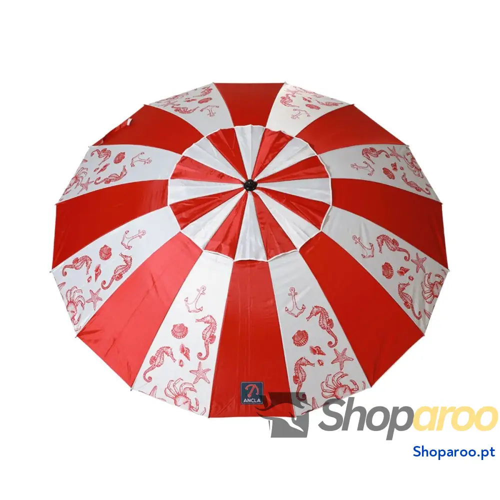 Chapéu de praia Vermelho Ø 220 cm SPF50+ Marinha