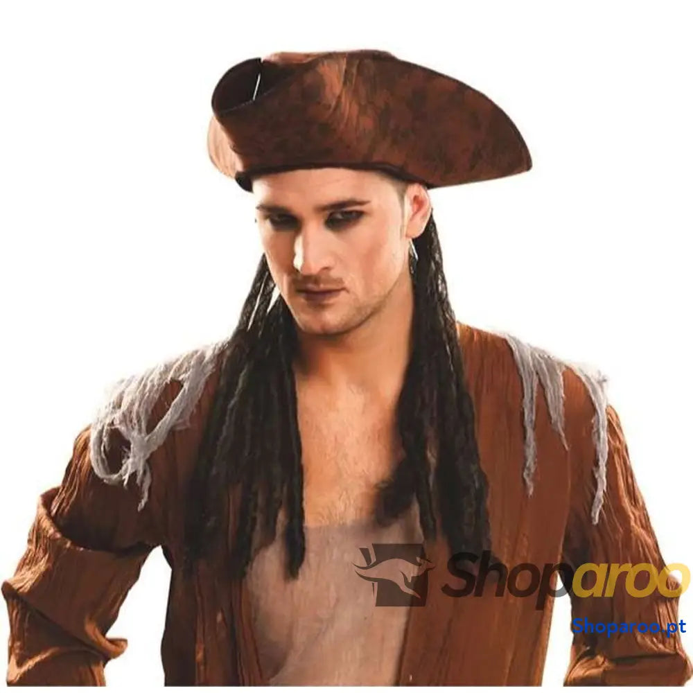 Chapéu My Other Me Pirata Tranças 58 cm