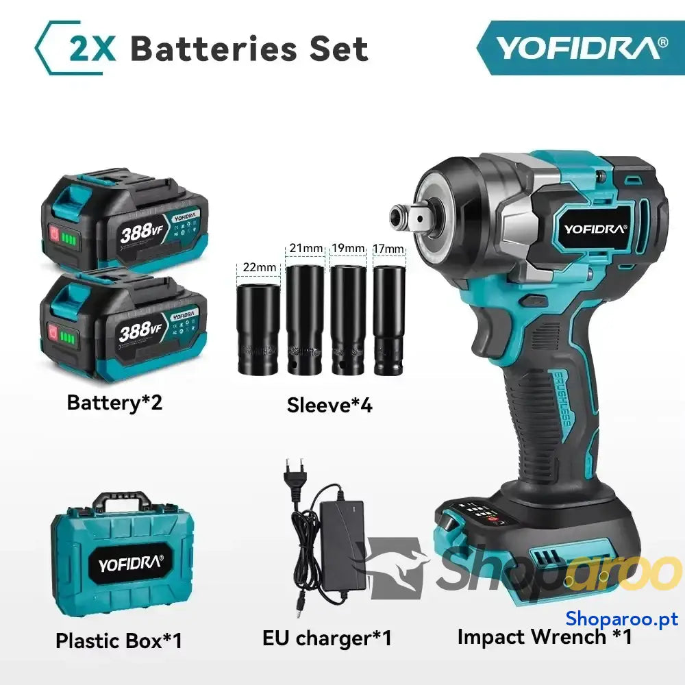 Chave de impacto elétrica Yofidra para reparação automóvel
