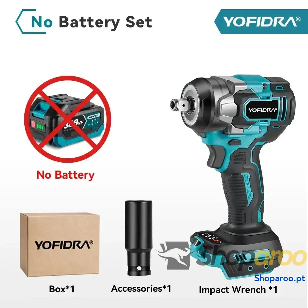 Chave de impacto elétrica Yofidra para reparação automóvel