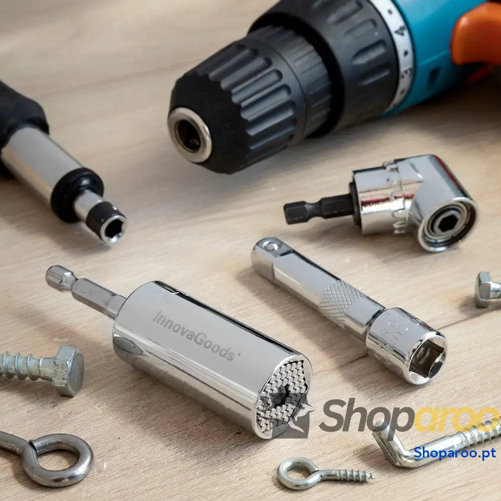 Chave de Soquete Universal Uniscrew InnovaGoods ajustável 7 a 19 mm