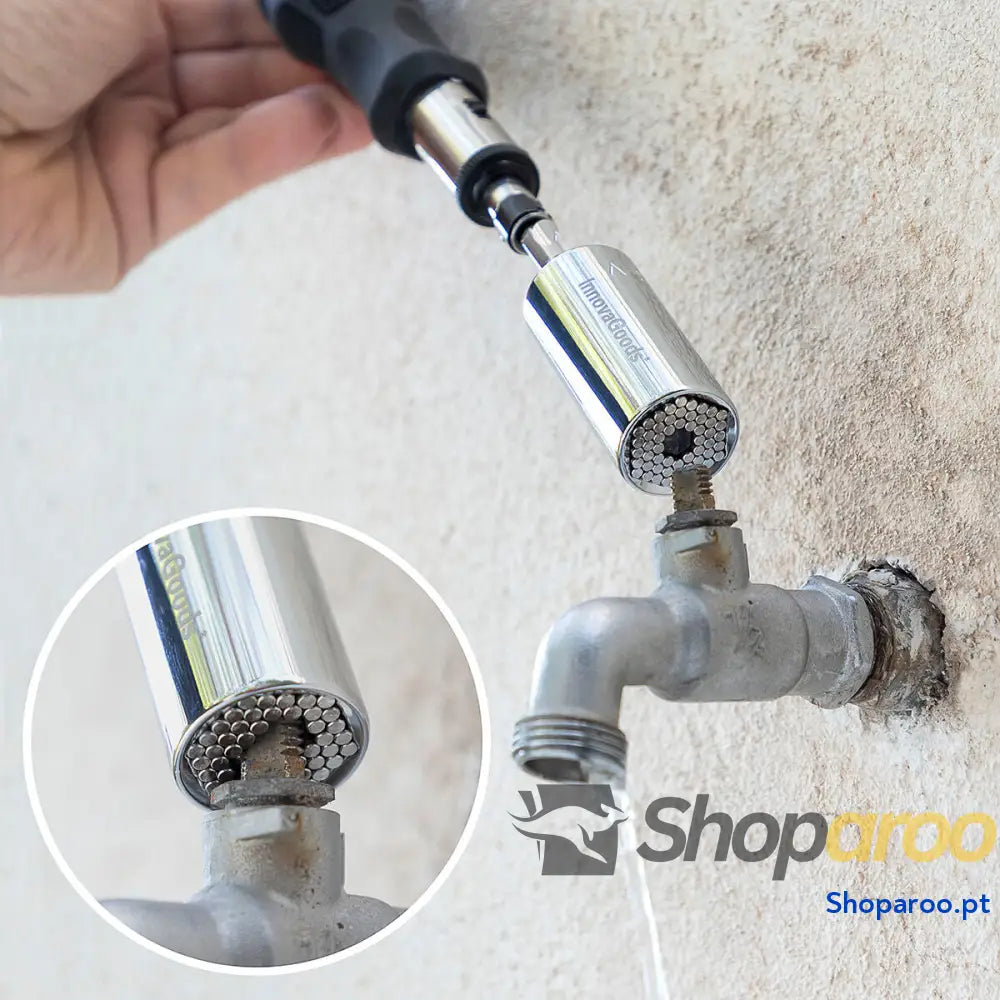 Chave de Soquete Universal Uniscrew InnovaGoods ajustável 7 a 19 mm