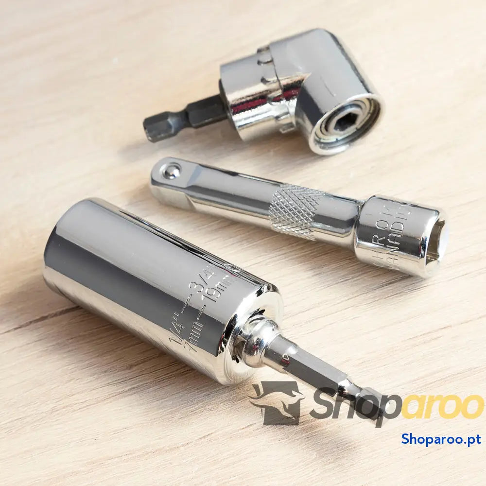 Chave de Soquete Universal Uniscrew InnovaGoods ajustável 7 a 19 mm
