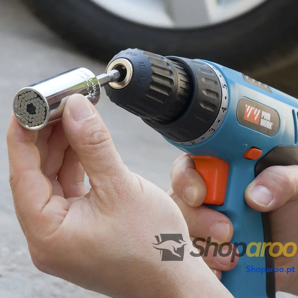 Chave de Soquete Universal Uniscrew InnovaGoods ajustável 7 a 19 mm